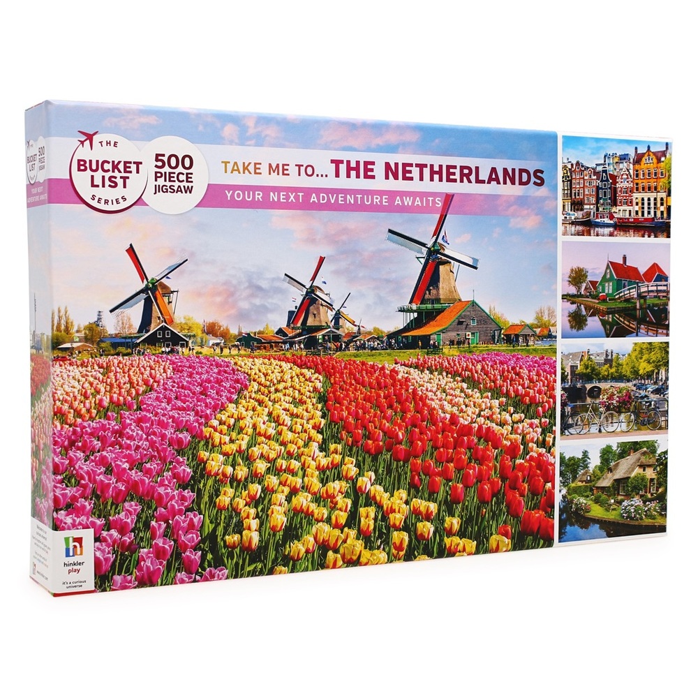 🧩 500 Puzzle The Bucket List Series The Netherlands Mindbogglers Hinkler Travel